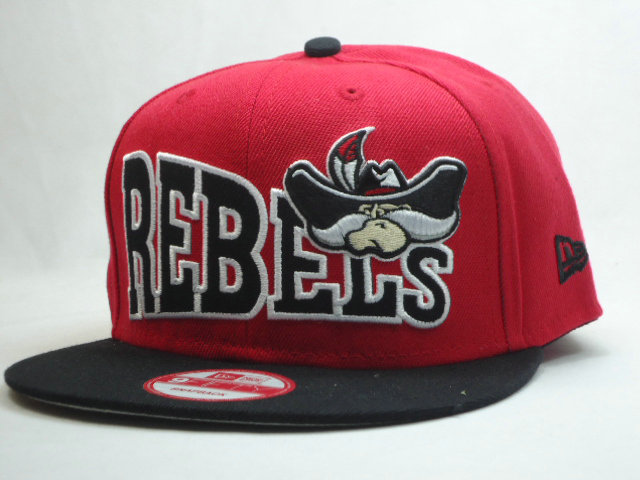 REBELS Red Snapbacks Hat SF 1